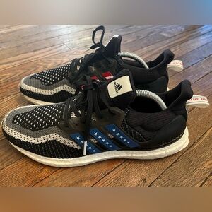 Adidas UltraBoost 2.0 Stars & Stripes USA 🇺🇸Black Men’s Size 10 Sneakers EG8100